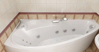 Установка угловой ванны в Великом Устюге - профессиональный монтаж от СантехДомВлс от 3117 рублей